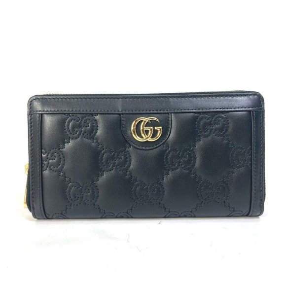 GUCCI GG Matelasse Zip Around Long Wallet - Picture 1 of 16